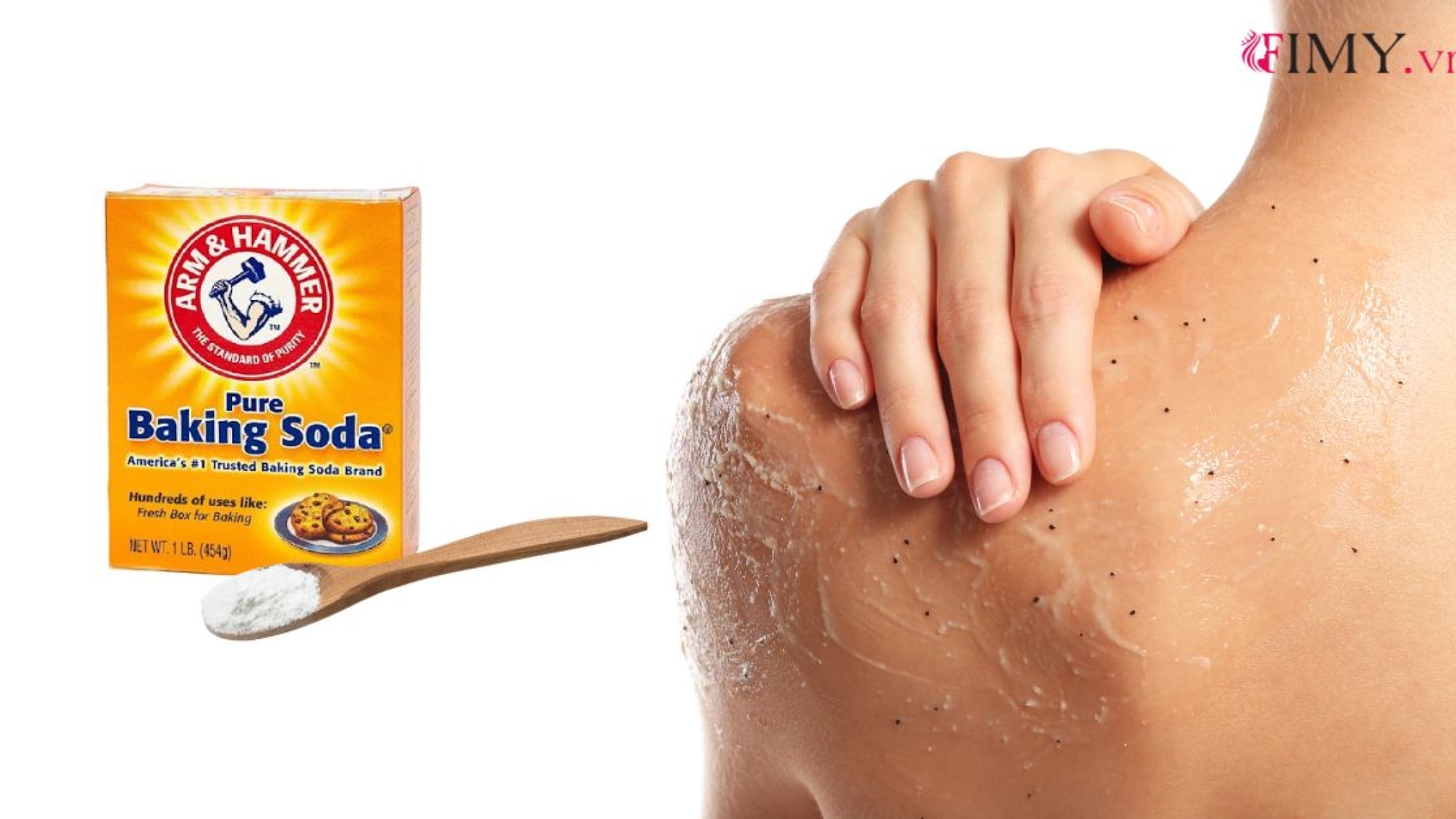 tẩy da chết bằng baking soda